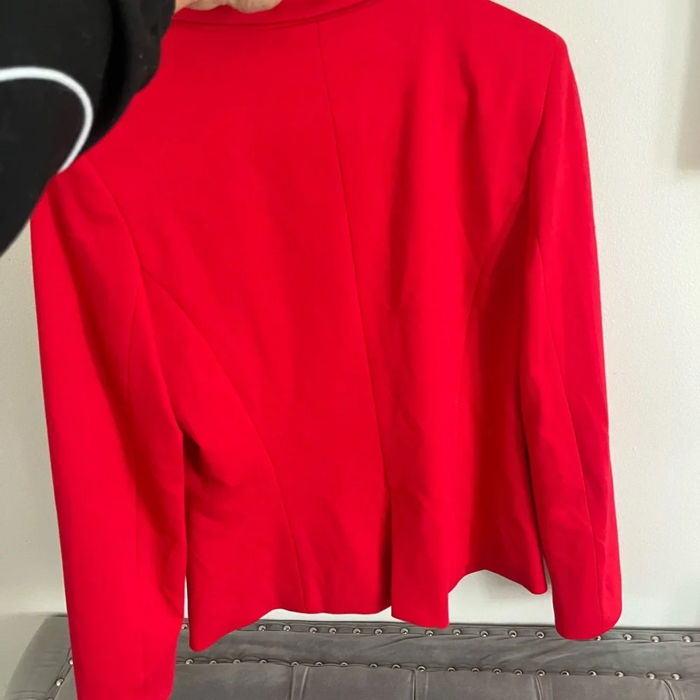 Philosophy Scarlet Women's classic luxury casual business vibrant Blazer M - Picture 4 of 9